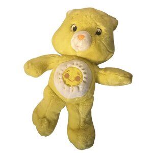 VTG 2007Care Bears Funshine Bear Collectible Plush Toy with Adorable Smile